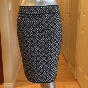 LOFT | Textured Jaquard pencil sk…